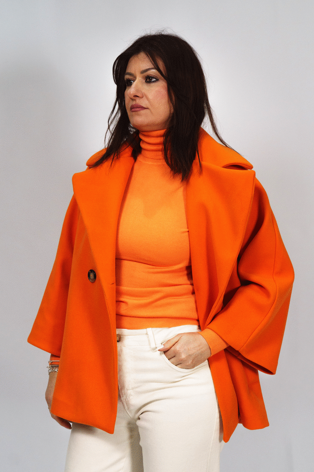 Abrigo naranja