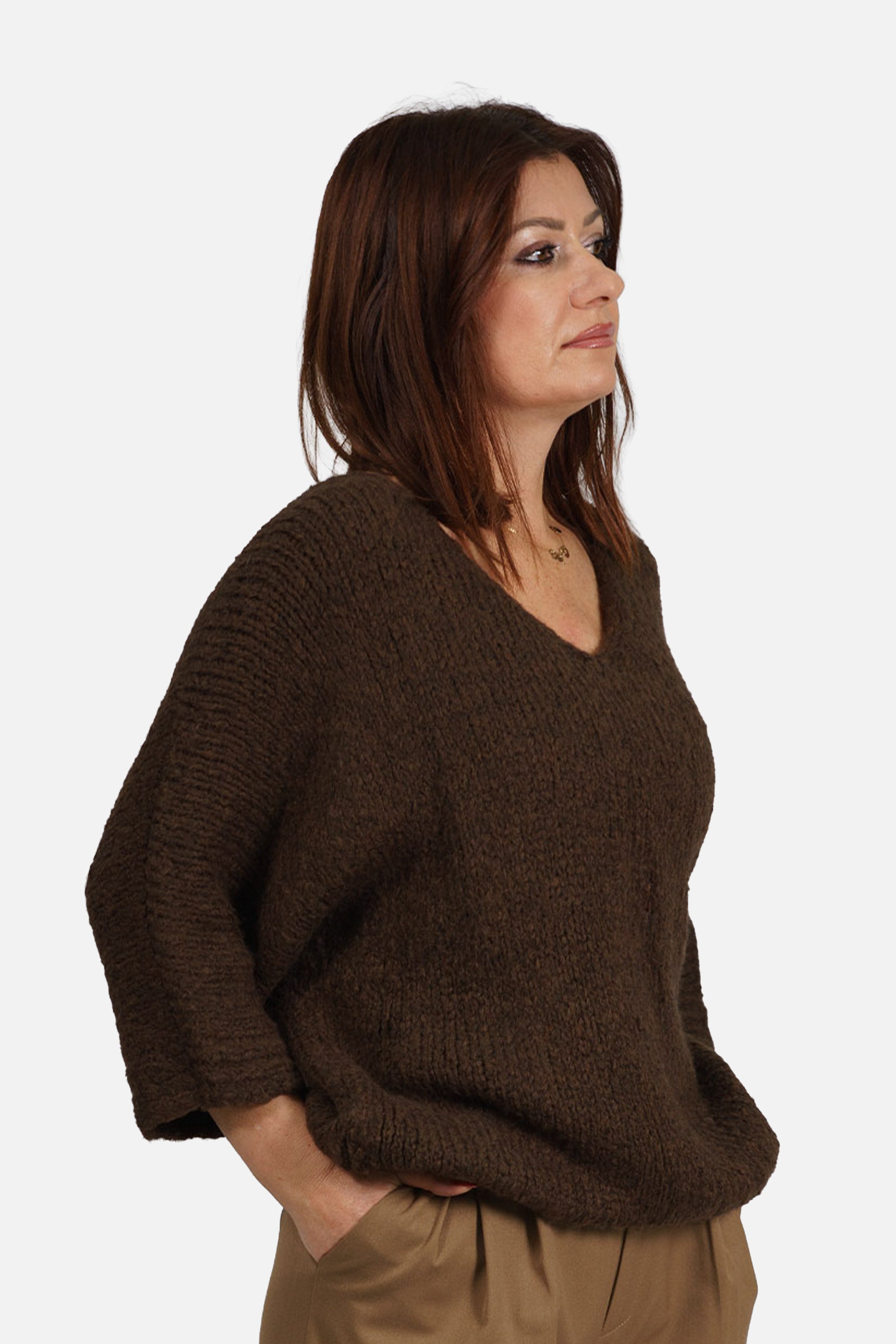Jersey Punto – Marrón