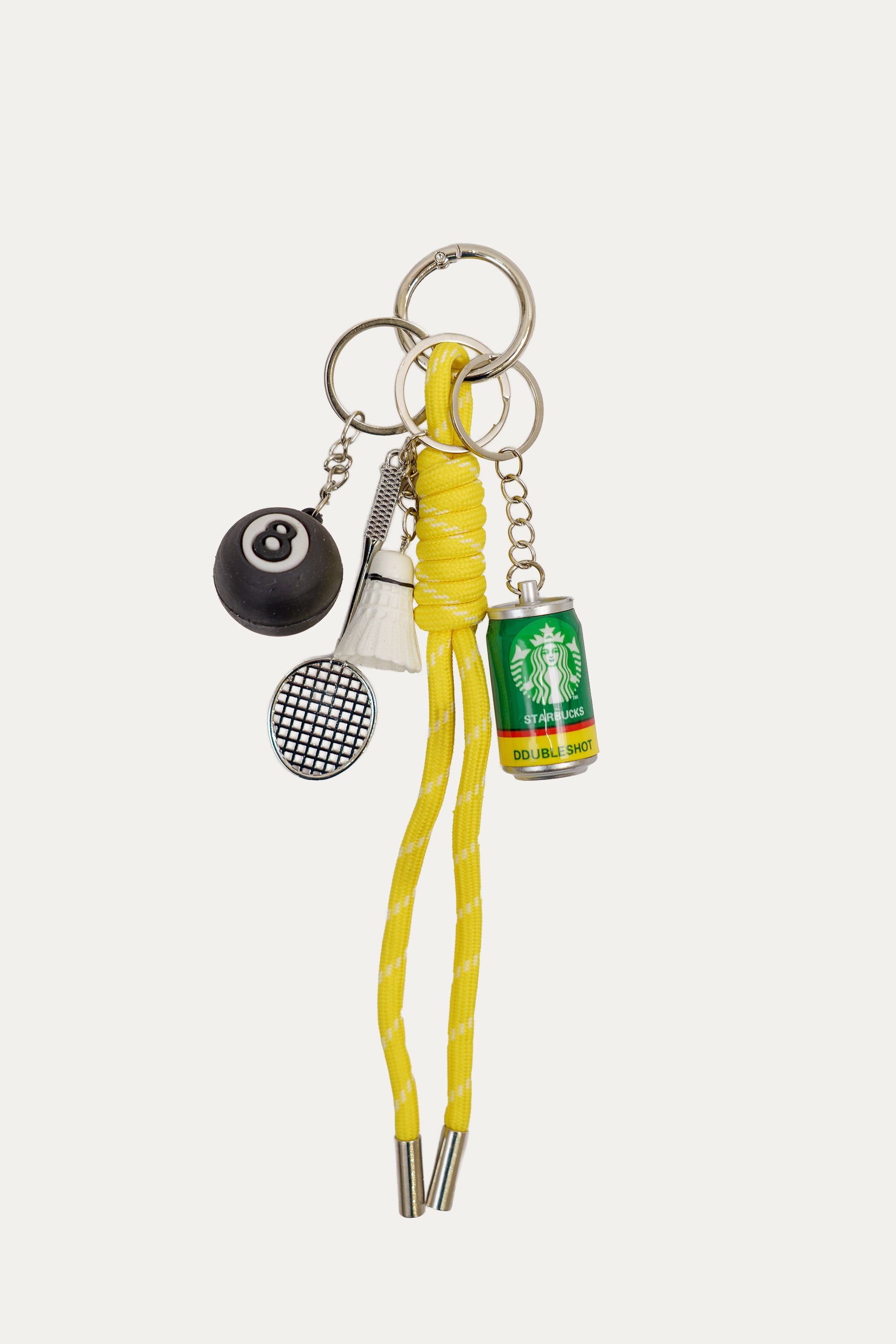 Colgante para bolso deportivo amarillo