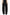 Jeans Mujer Corte Barrel Negro con Pinza