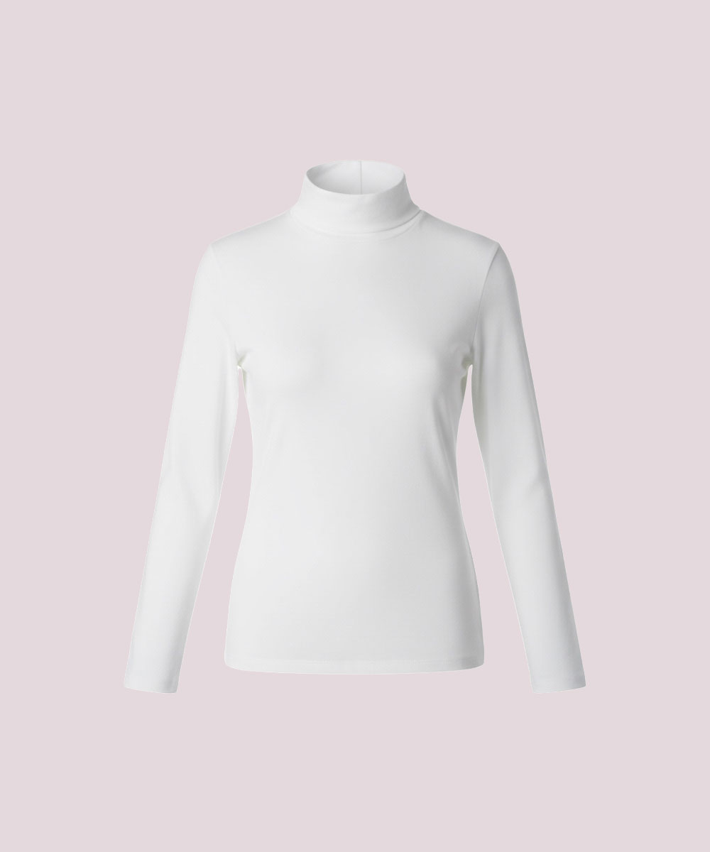 22071-1--b | elevee. Es Camiseta cuello alto blanco elevee Es