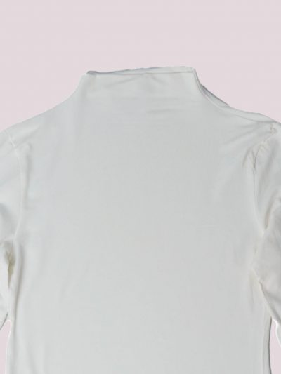 Camiseta cuello alto   blanco  elevee Es