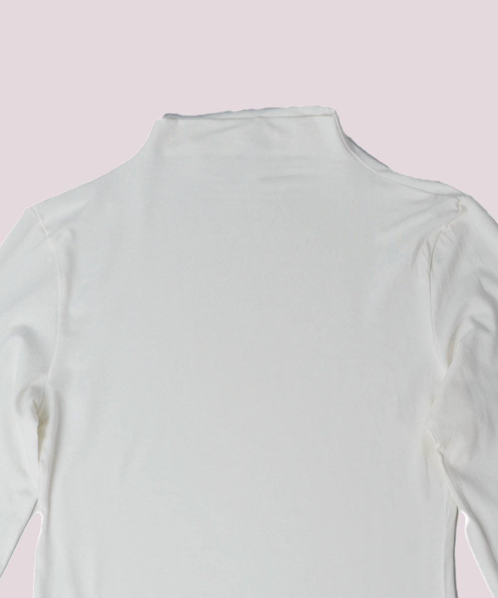 22071-2-b | elevee. Es Camiseta cuello alto blanco elevee Es