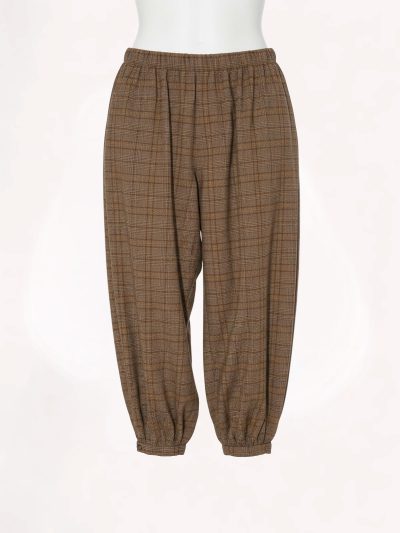 7867-c17-bombacho-marron1 | elevee. Es Pantalón bombacho marrón elevee Es