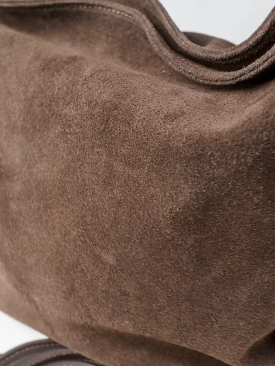 Bolso piel de ante con asa ancha y correa ajustable  elevee Es