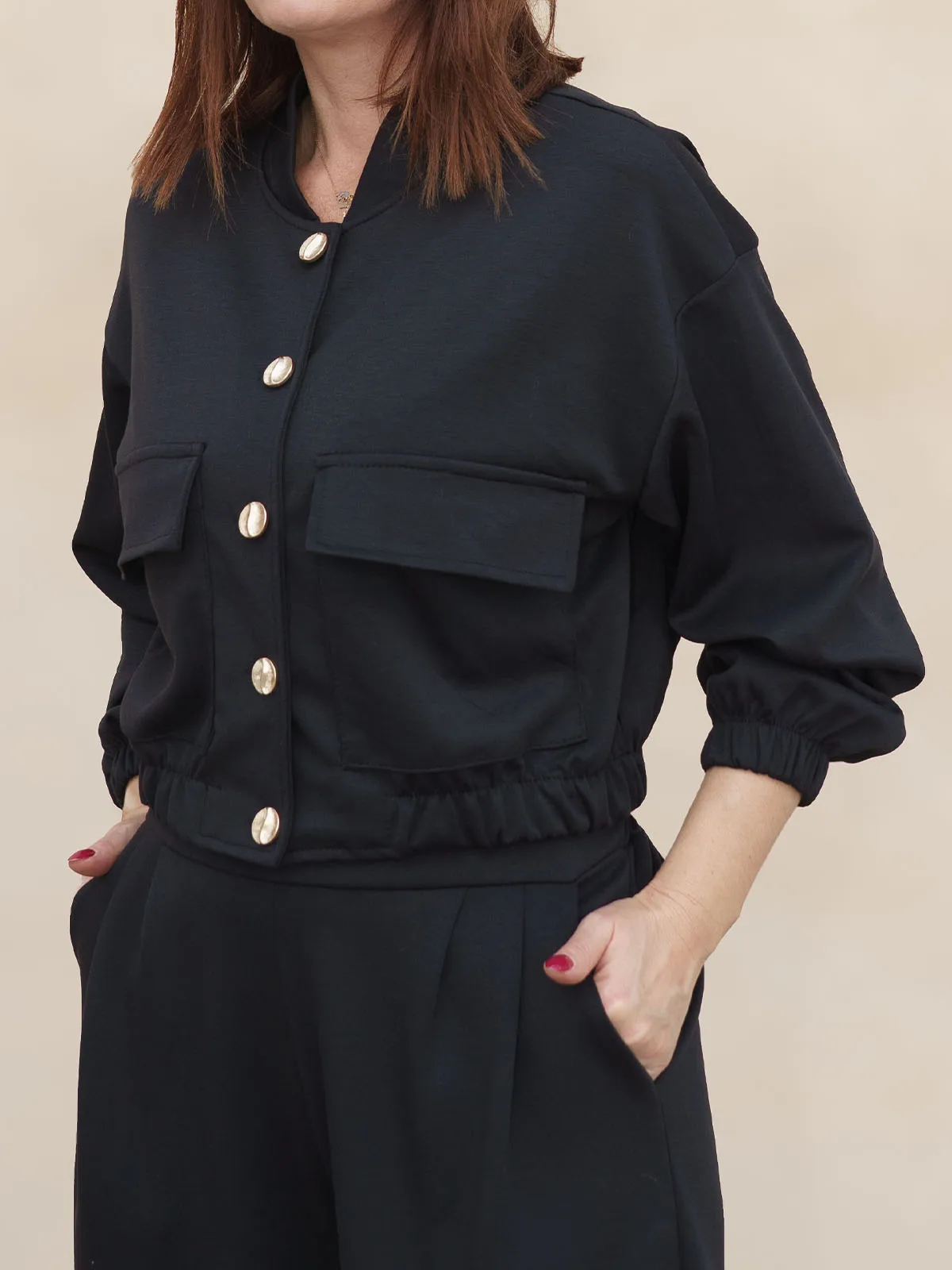 Chaqueta-bomber-negra-1_elevee-es. Webp | elevee. Es Elevee Es