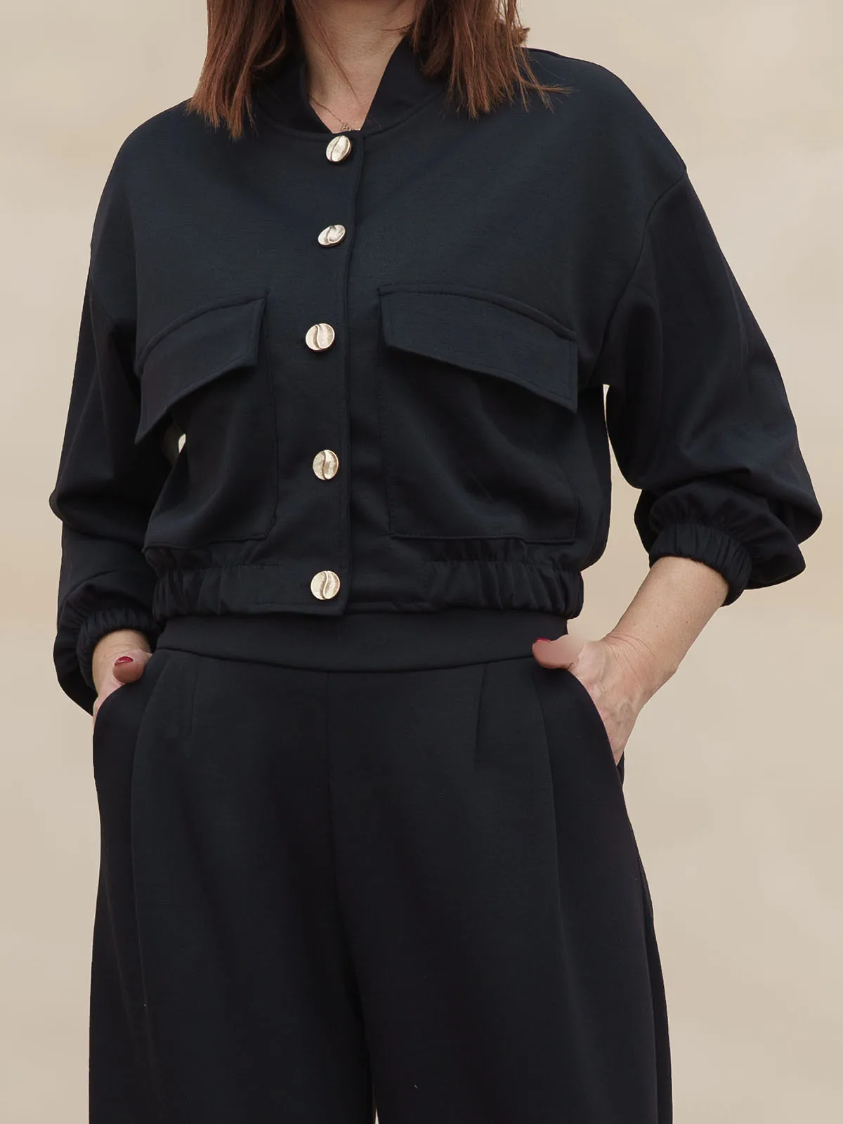 Chaqueta-bomber-negra-3_elevee-es. Webp | elevee. Es Elevee Es