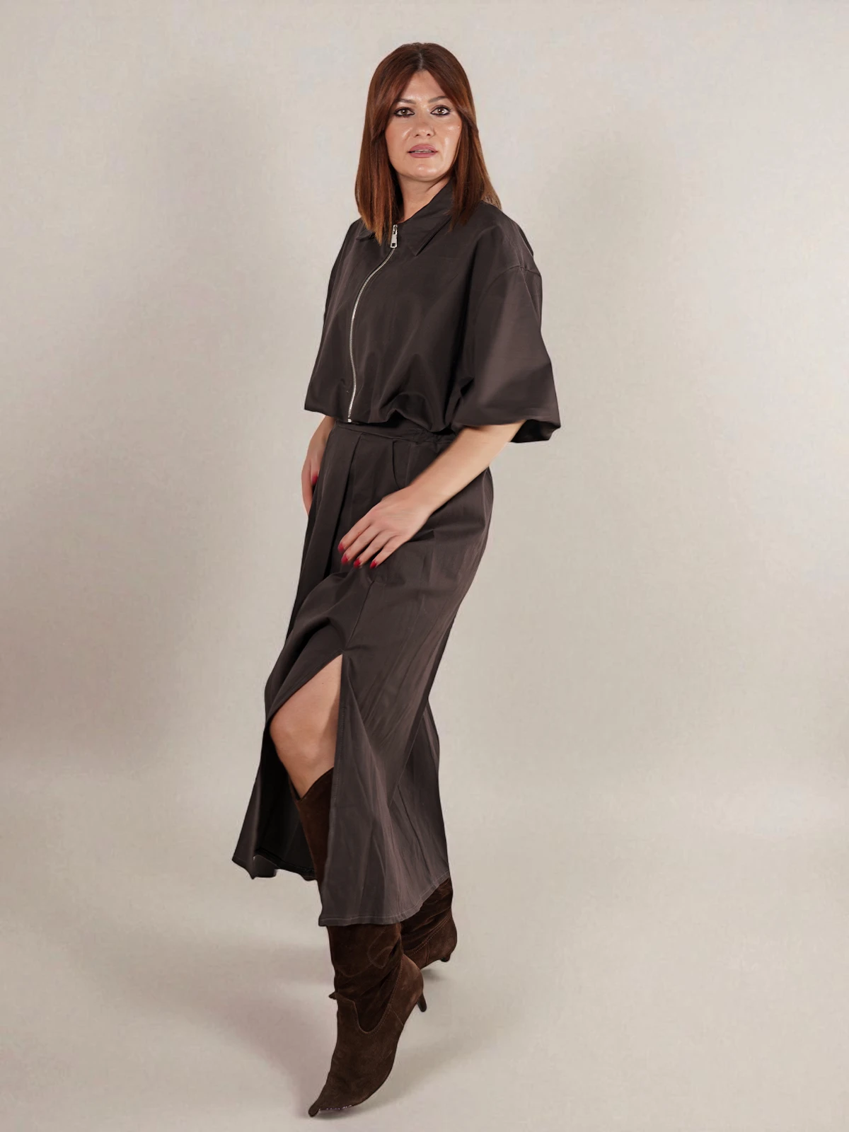 Conjunto-marron-faldabomber-g-14620-1-bomber-g-13877-falda-4_elevee-es. Webp | elevee. Es Elevee Es