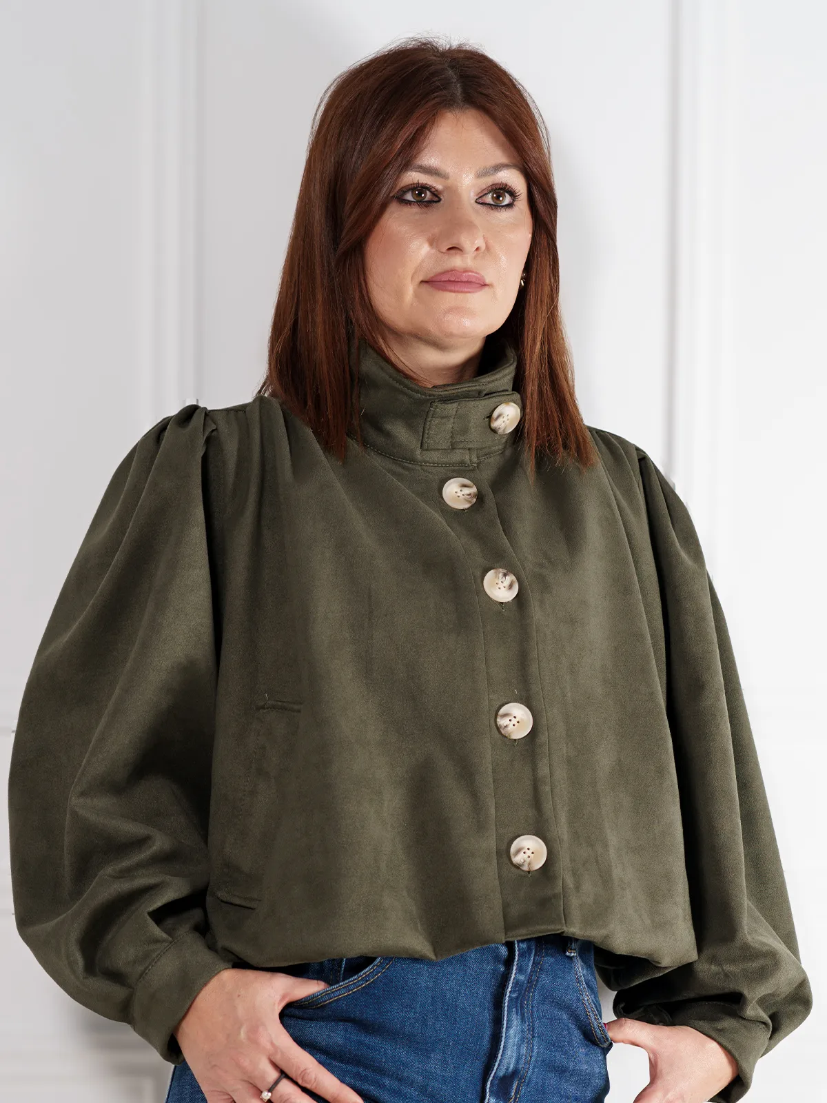 G-24581-verde-chaqueta-2_elevee-es. Webp | elevee. Es Elevee Es