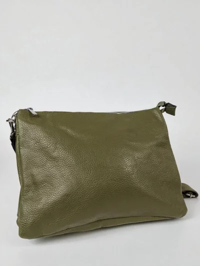 Bolso bandolera con cadena - Verde