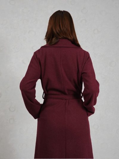 Abrigo largo   burdeos  elevee Es