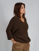 Jersey de punto suave  color marrón  elevee Es