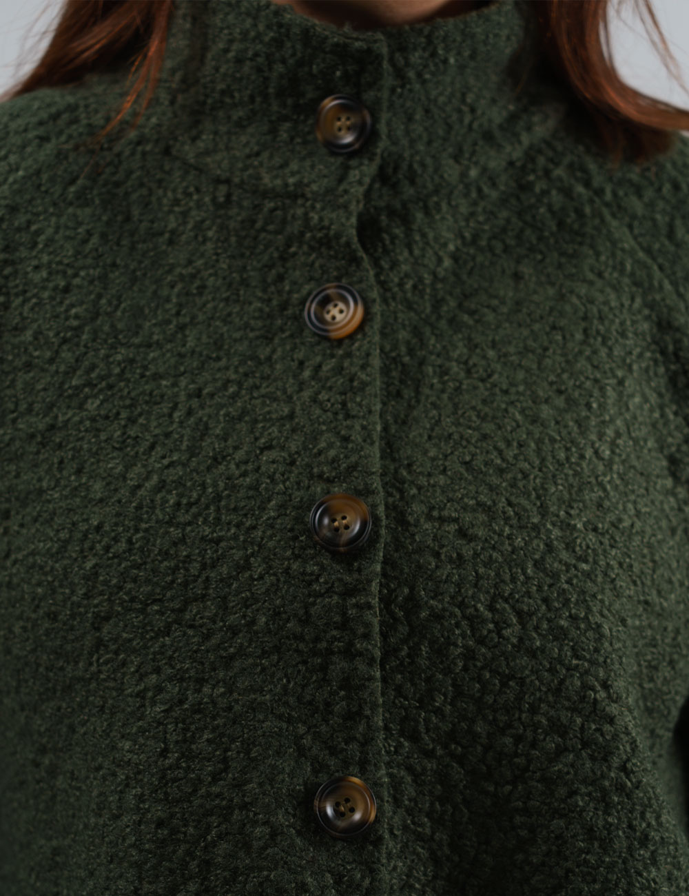 32342-v6 | elevee. Es Chaqueta bouclé verde elevee Es