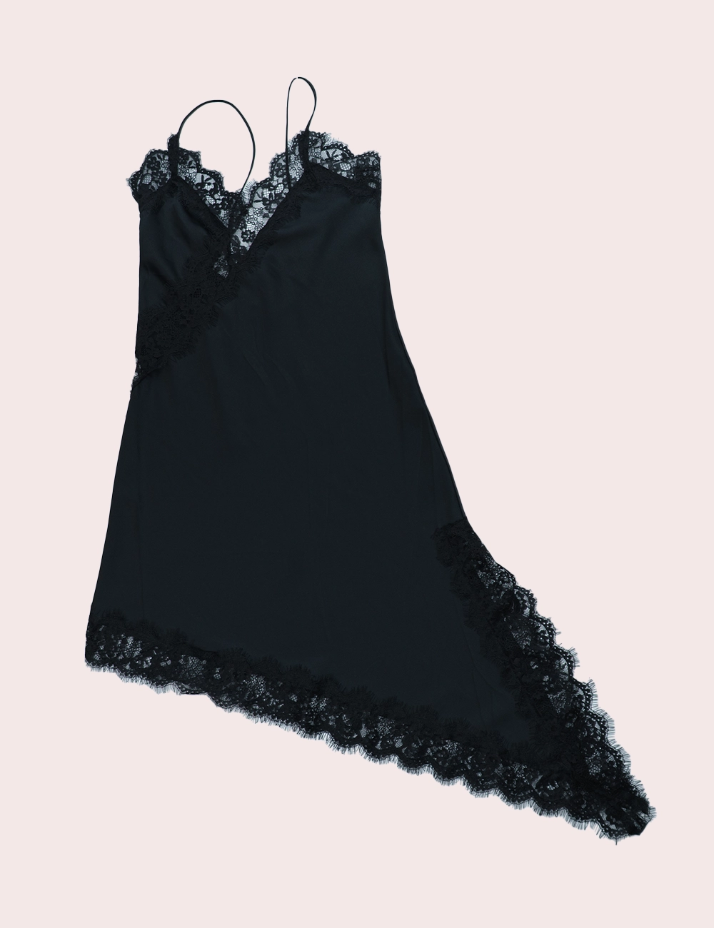 55176 negro | elevee. Es Vestido lencero asimÉtrico negro elevee Es