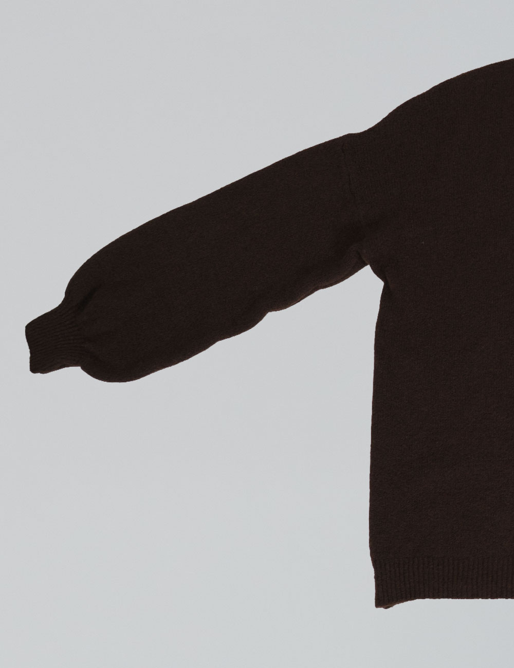 8769-jm9 | elevee. Es Jersey de punto marrón cuello v elevee Es