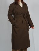 Trench largo  marrÓn  elevee Es