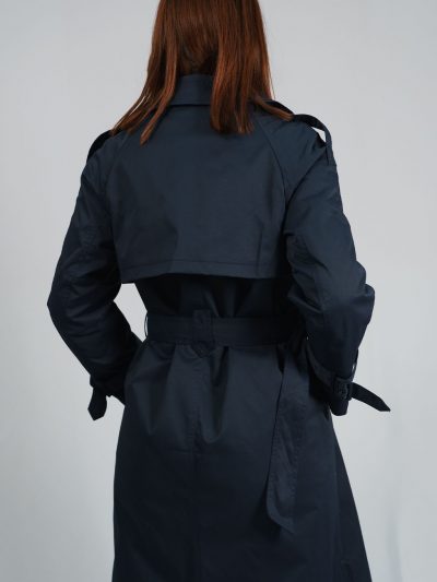 Trench largo forrado  azul marino  elevee Es
